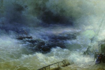 ocean 1896 Romantic Ivan Aivazovsky Russian Oil Paintings